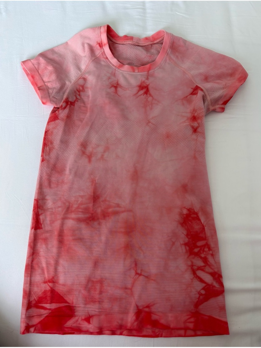 Lululemon Swiftly Tech Short Sleeve Shirt - Pink Tie Dye